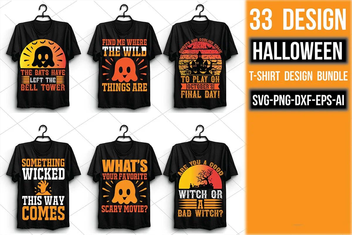 Halloween T Shirt Bundle