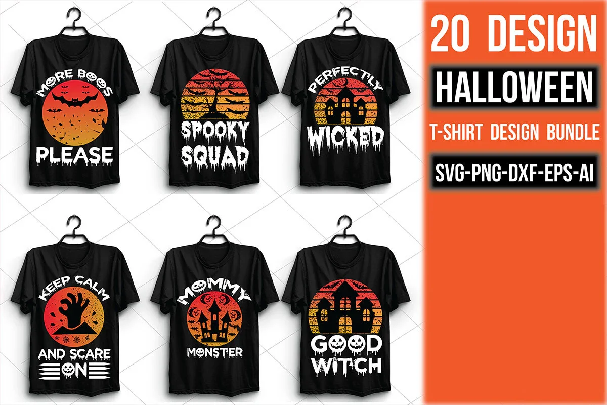 Halloween T Shirt Bundle