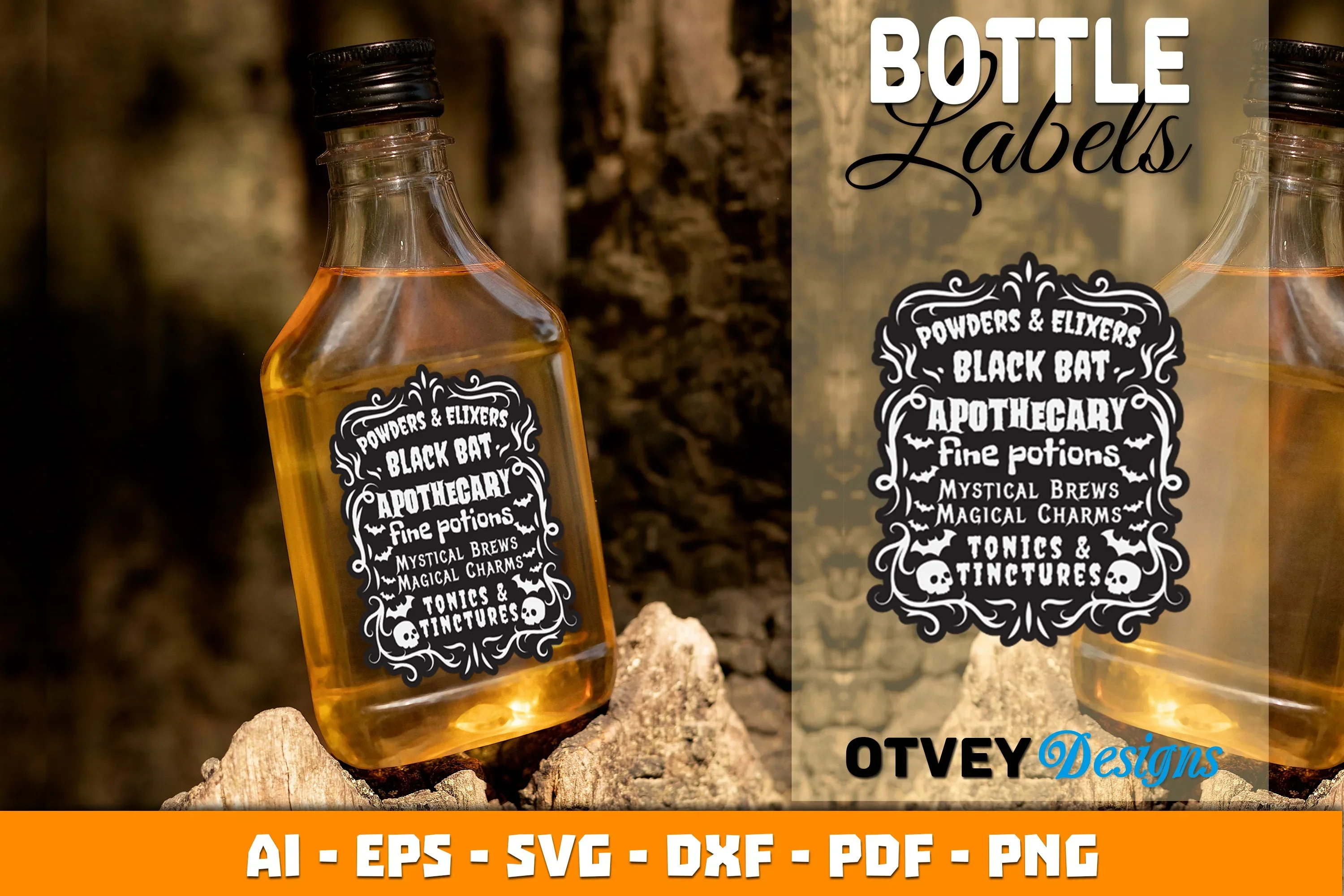Halloween Witch Potion Label SVG Bundle - Image 3