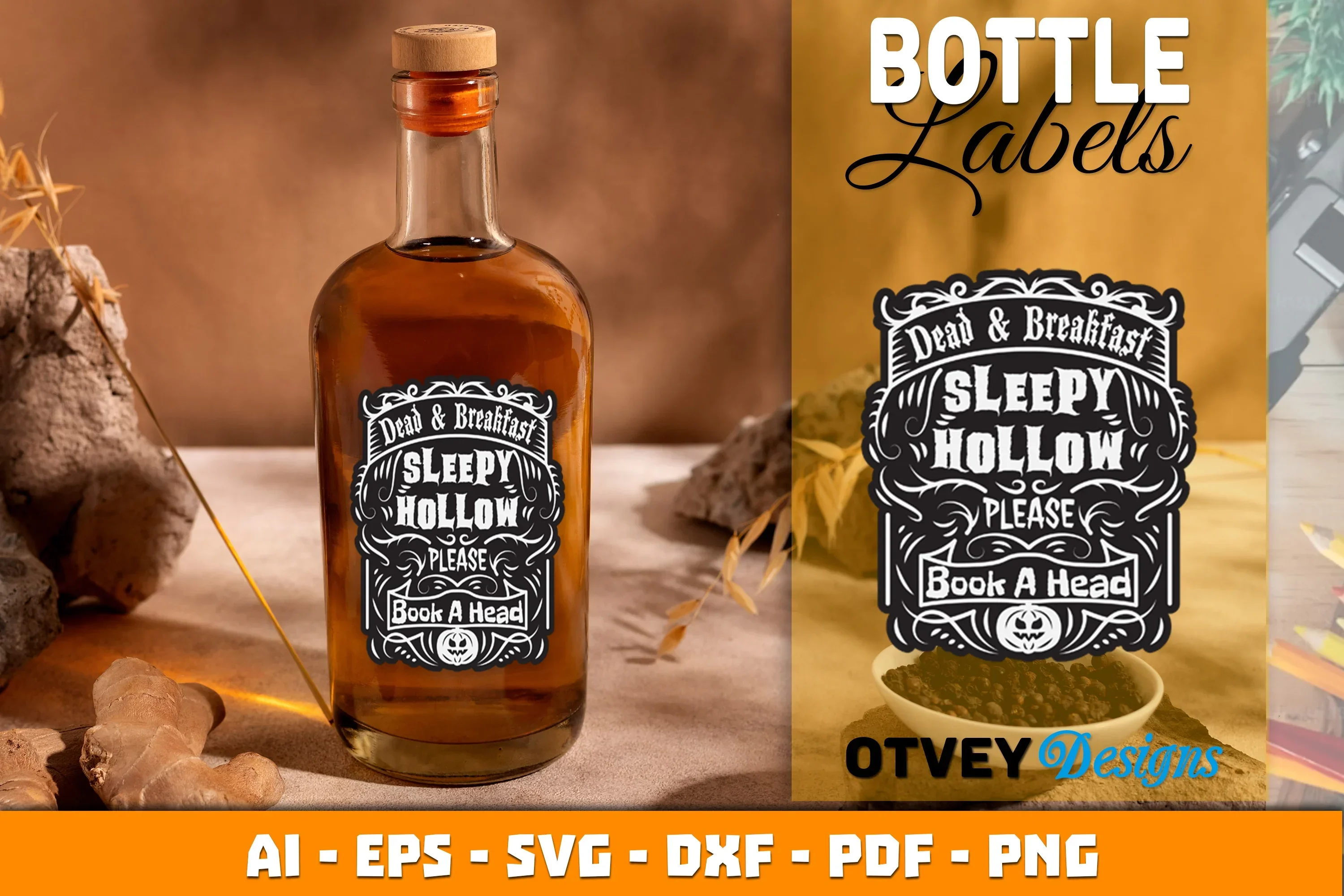 Halloween Witch Potion Label SVG Bundle