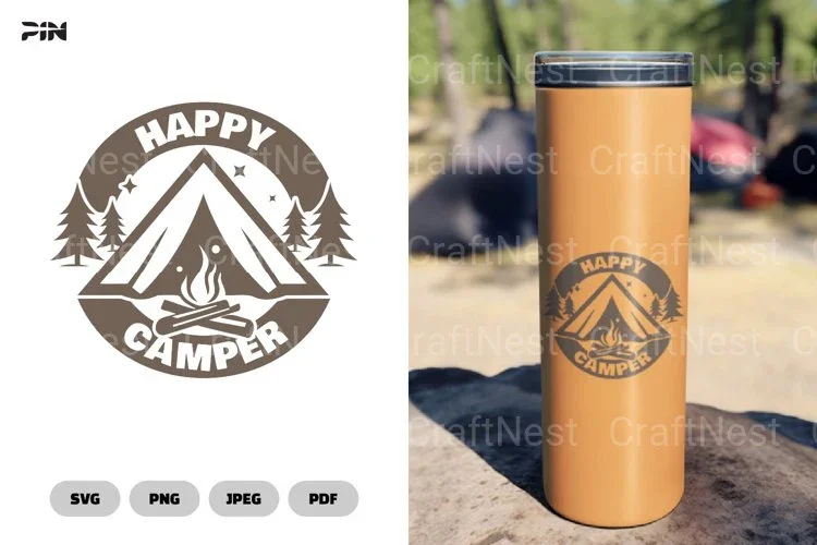 Happy Camper Adventure SVG Bundle