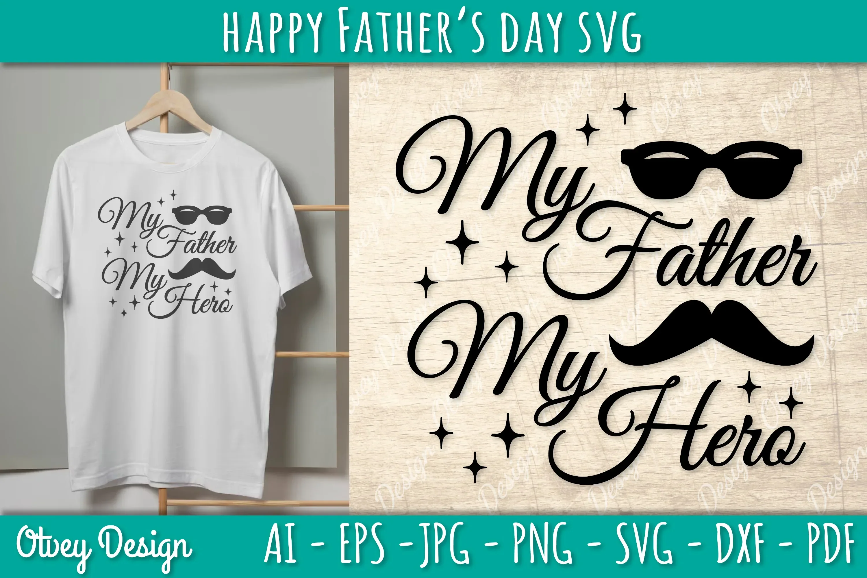 Happy Father's Day SVG Bundle - Image 2