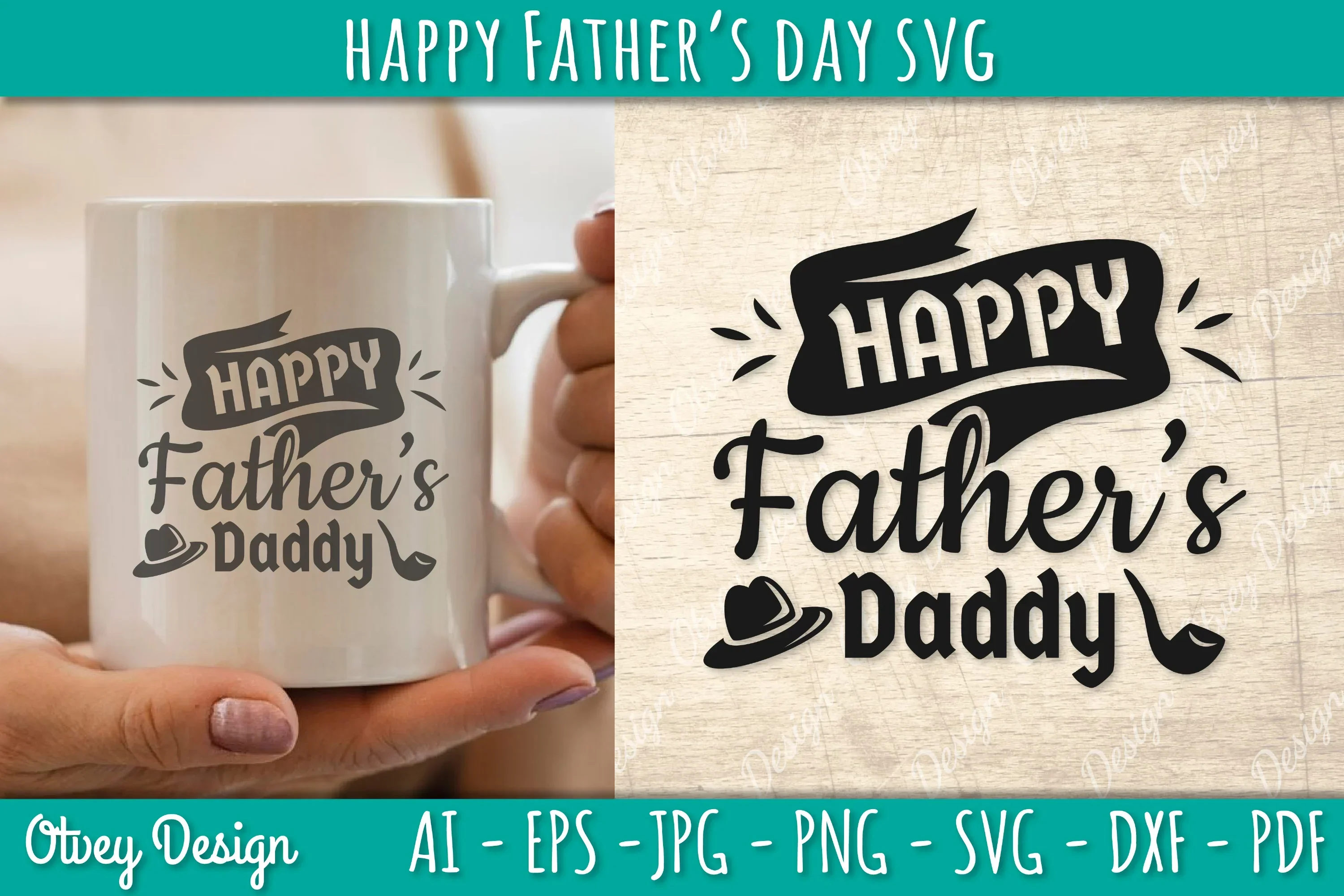 Happy Father's Day SVG Bundle - Image 3