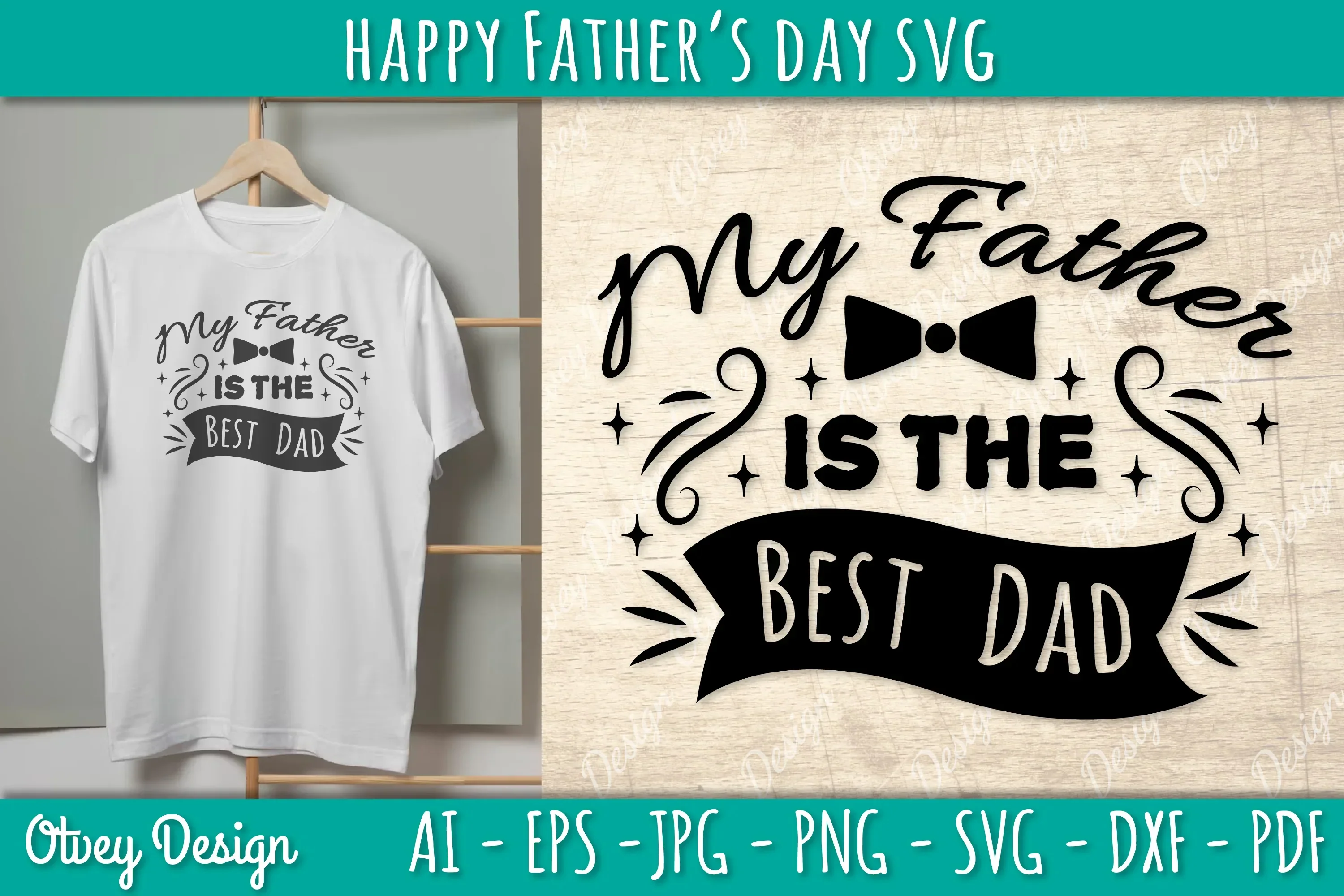 Happy Father's Day SVG Bundle - Image 2