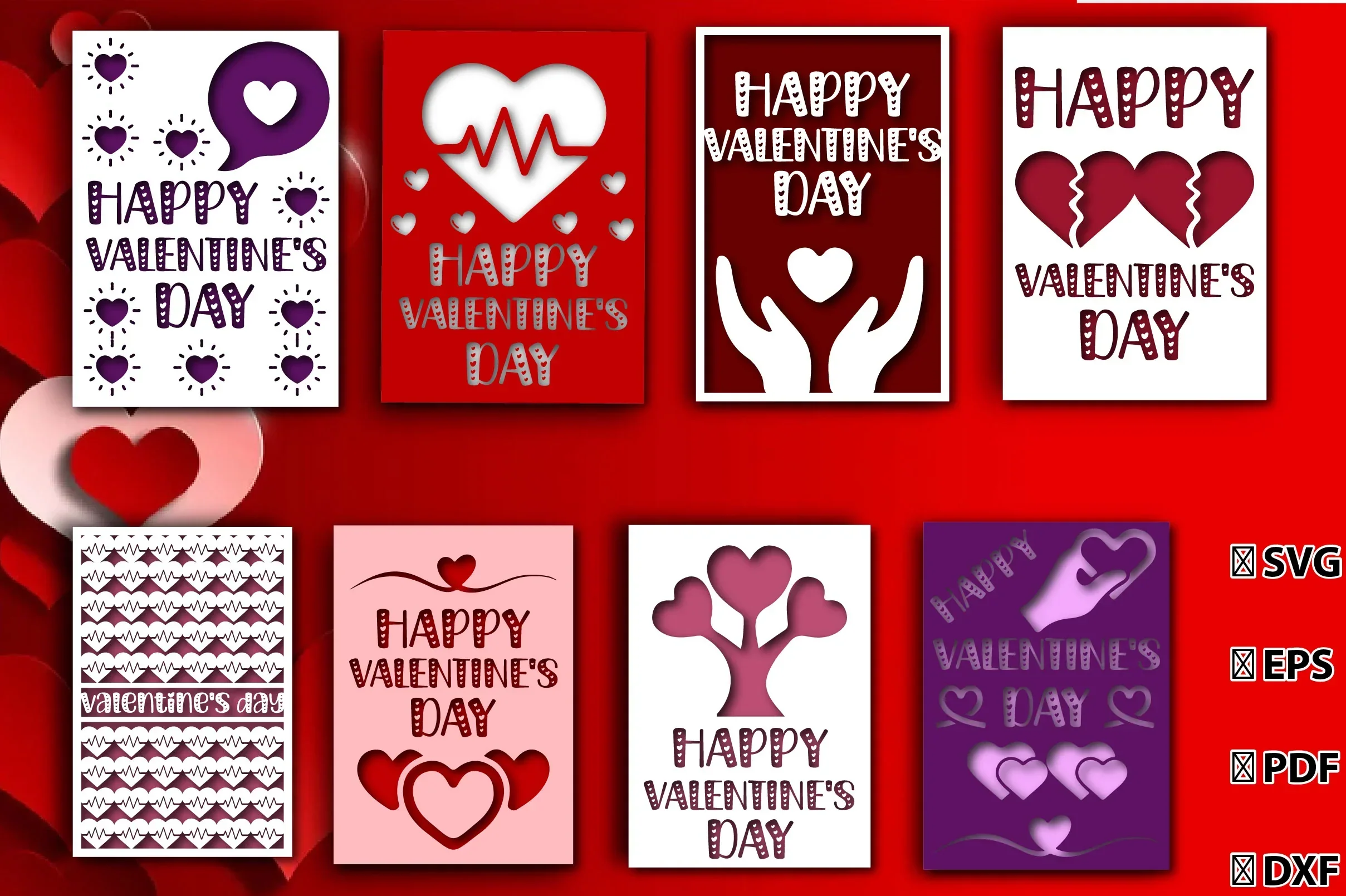 Happy Valentine's Day Card Bundle - Image 2
