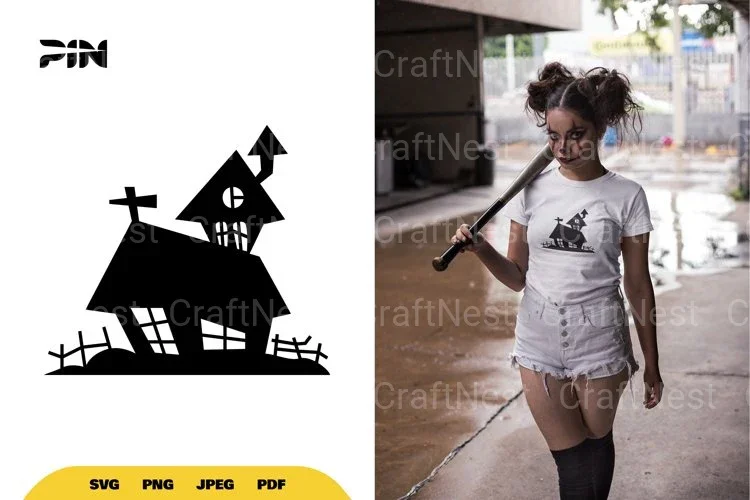 Haunted House Halloween SVG Bundle