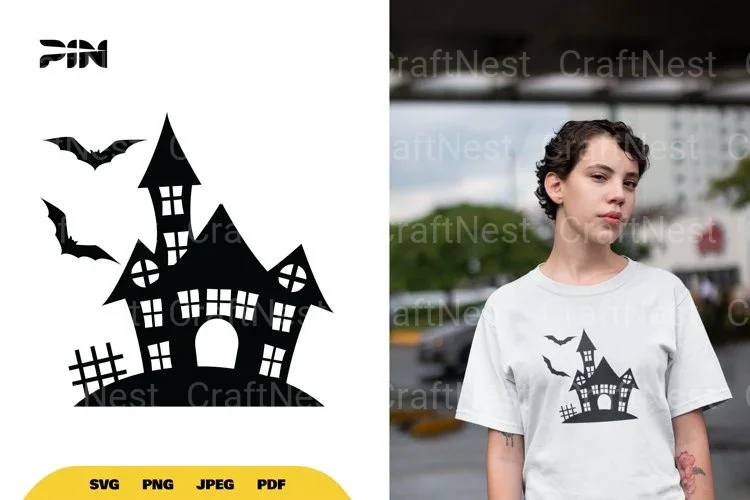 Haunted House Halloween SVG Bundle