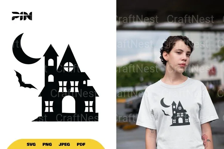Haunted House Halloween SVG Bundle