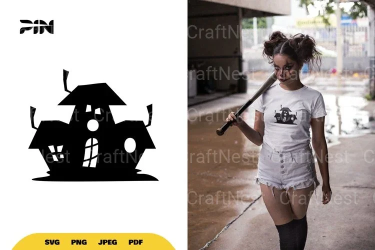 Haunted House Halloween SVG Bundle