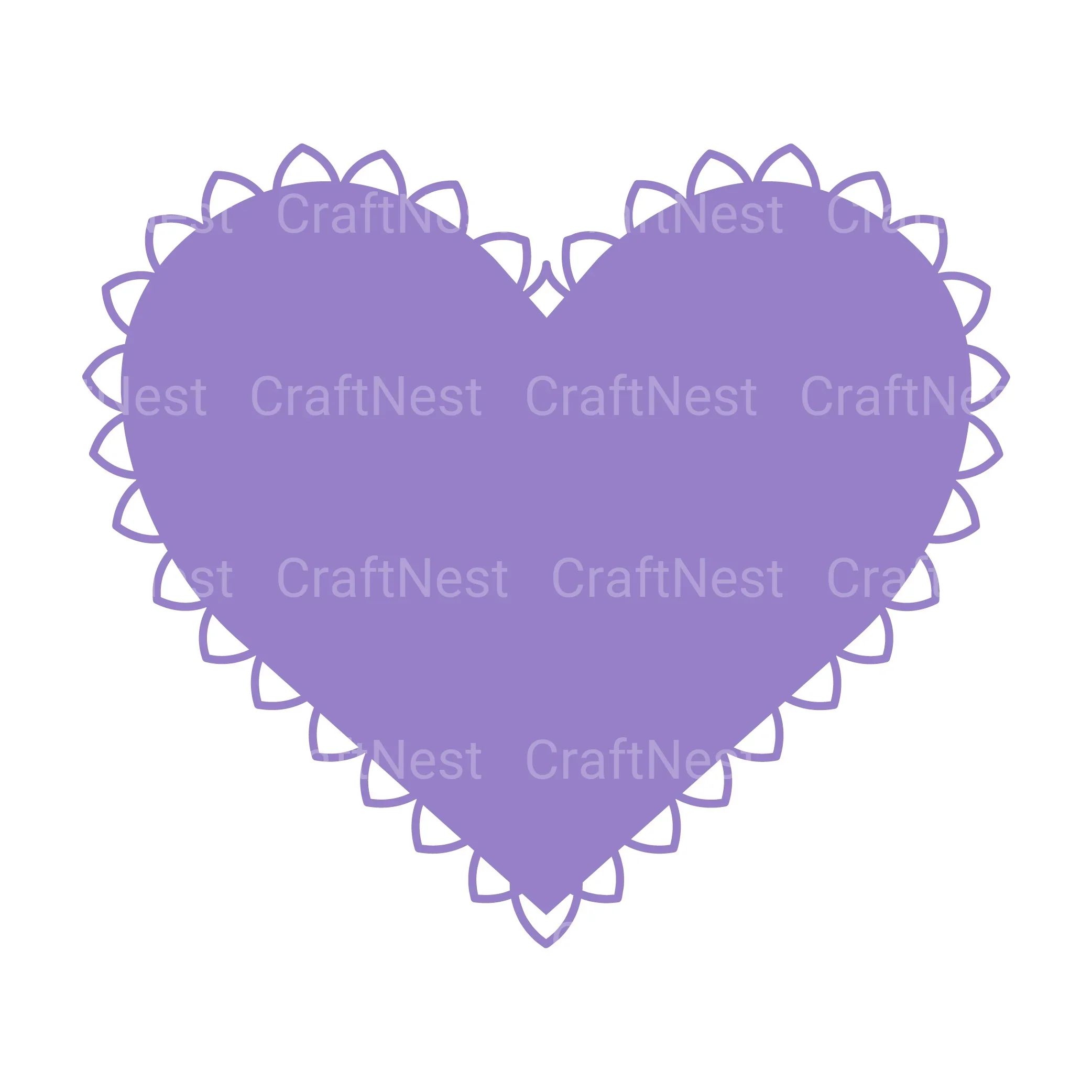 Heart 3D Layered Papercut Clipart Bundle - Image 5