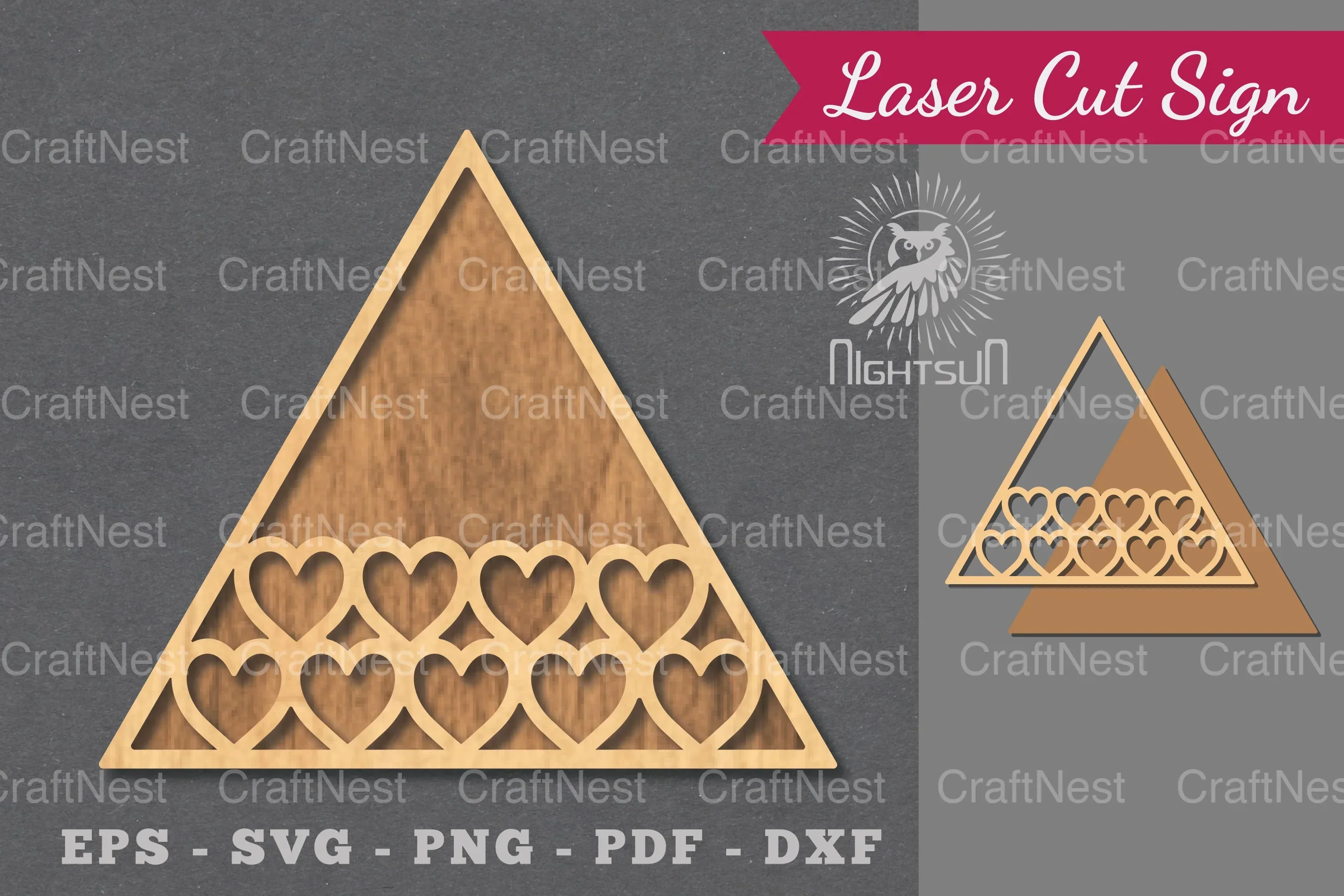 Heart Laser Cut Sign Clipart Bundle