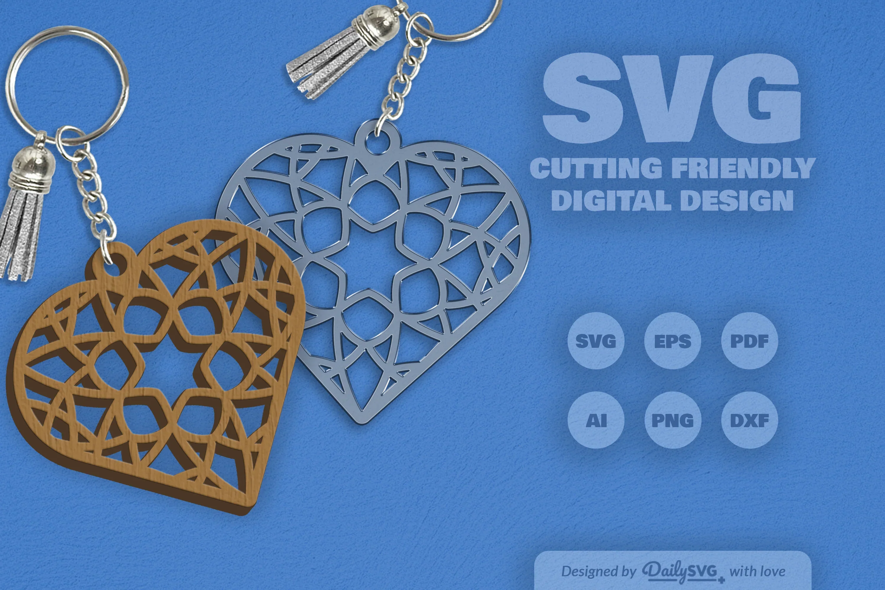 Heart Mandala SVG Bundle - Image 2