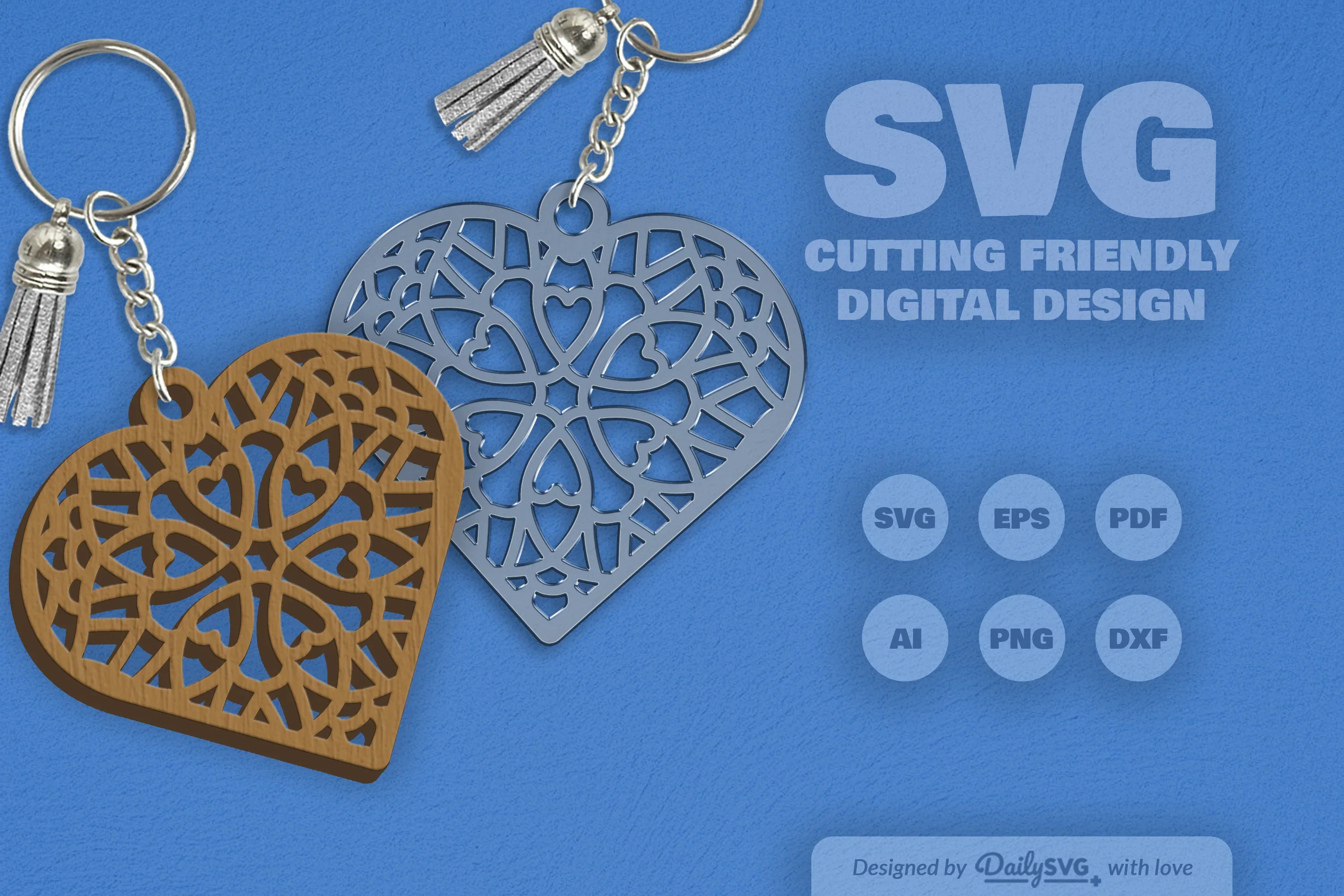 Heart Mandala SVG Bundle - Image 2