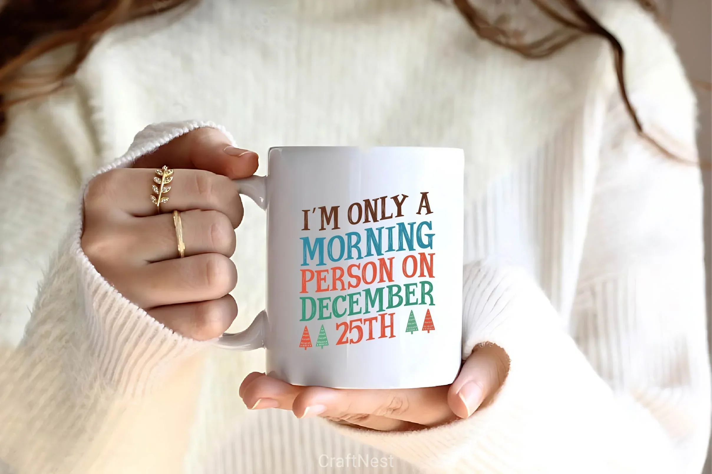 I'm Only A Morning Person On December 25th SVG Bundle - Image 2