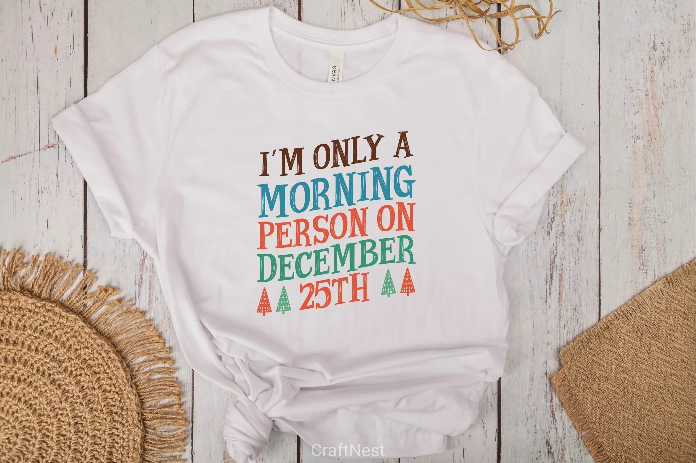 I'm Only A Morning Person On December 25th SVG Bundle - Image 3