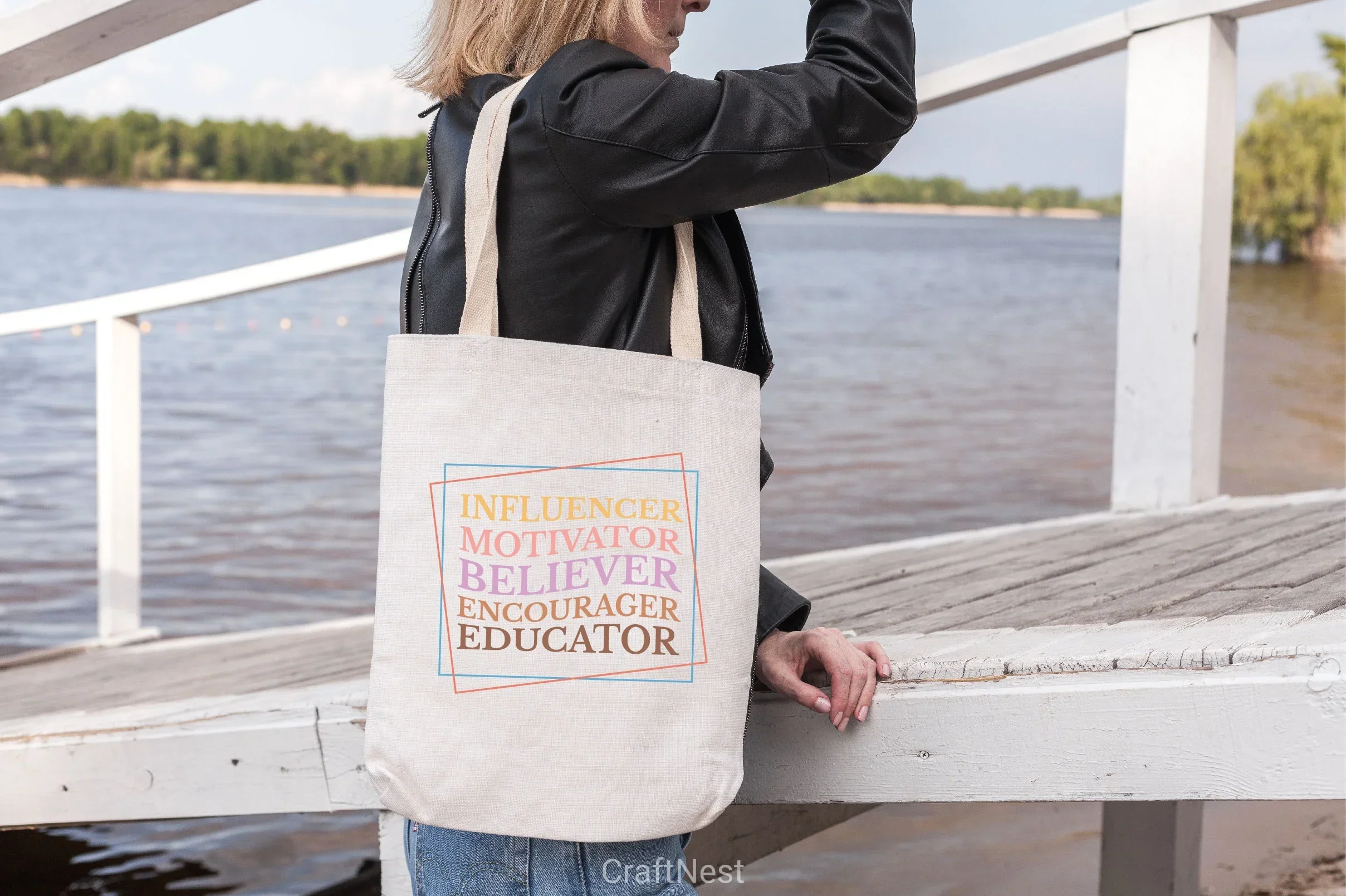 Influencer Motivator Believer Encourager Educator SVG Bundle - Image 2