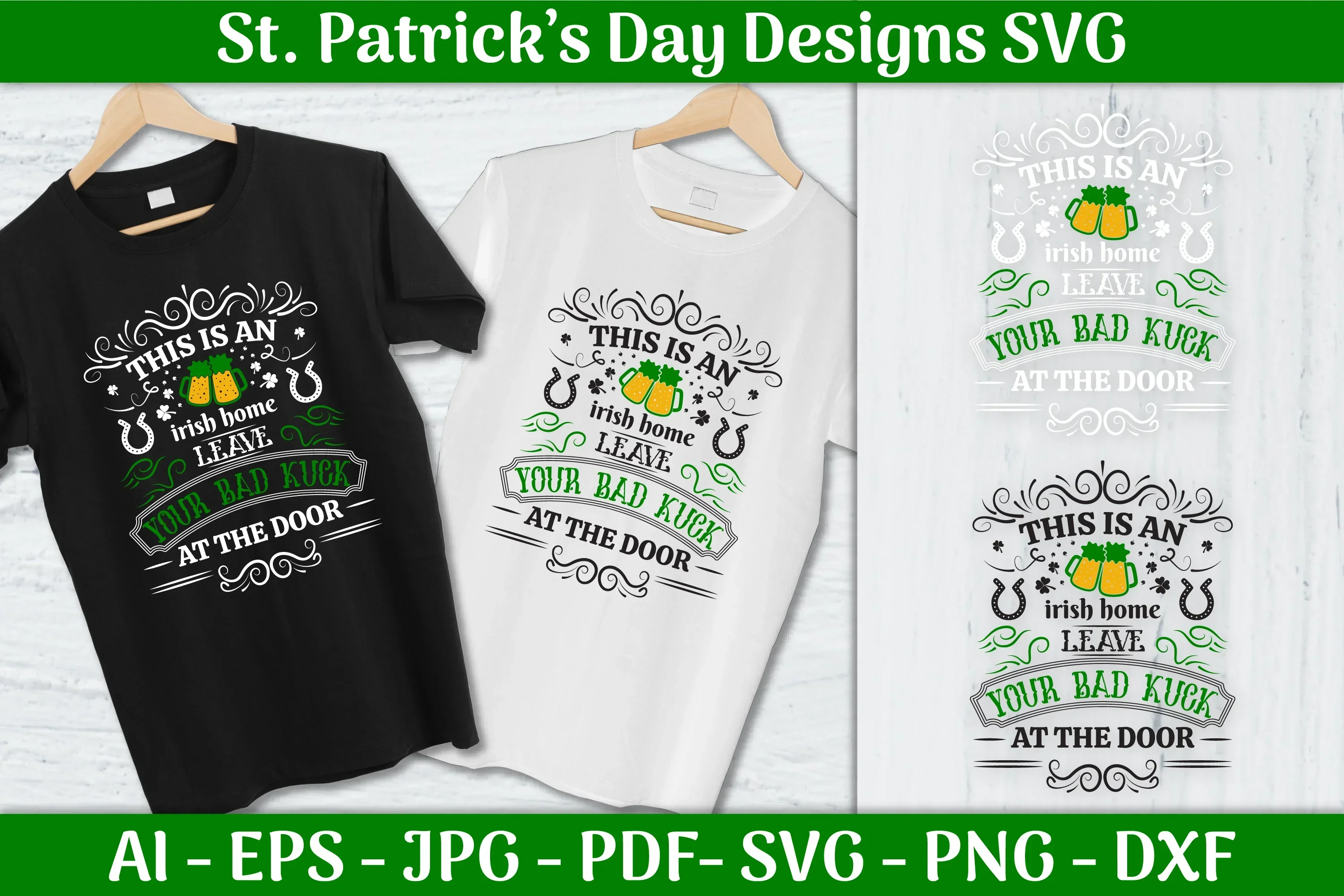 Irish Home St Patrick's Day SVG Bundle
