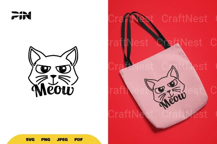 Kawaii Cat Doodle Clipart Bundle