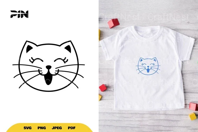 Kawaii Cute Cat SVG Bundle
