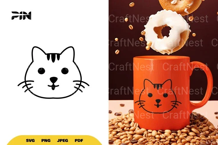 Kawaii Cute Cat SVG Bundle