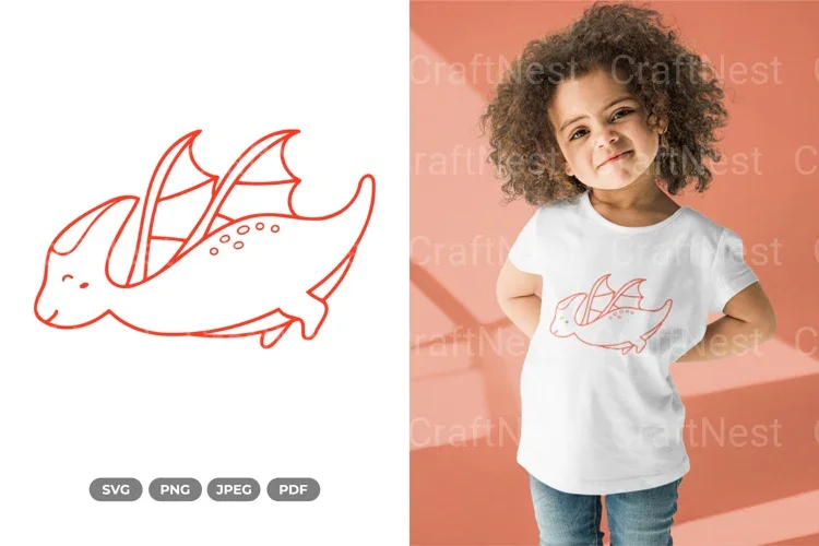 Kawaii Dino Dinosaur Doodle Clipart Bundle