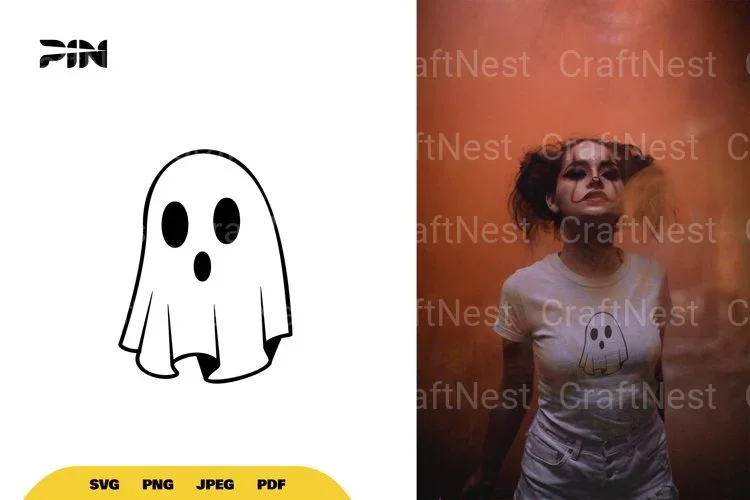 Kawaii Ghost Halloween SVG Bundle