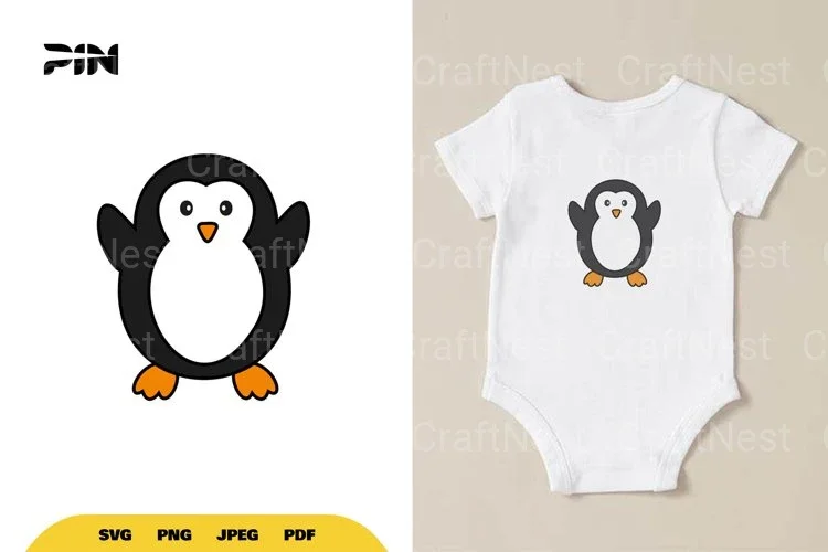 Kawaii Penguin SVG Bundle