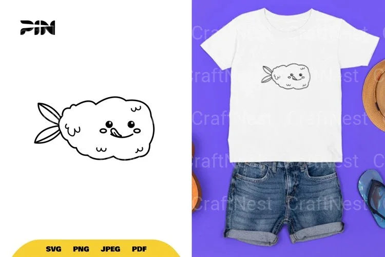 Kawaii Sushi SVG Bundle