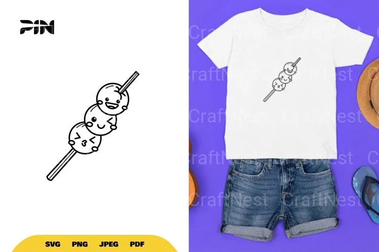 Kawaii Sushi SVG Bundle