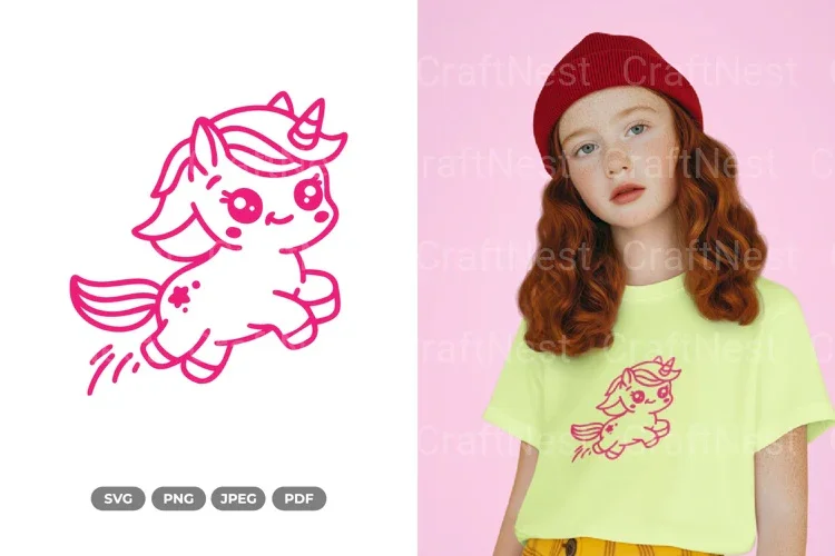 Kawaii Unicorn SVG Bundle