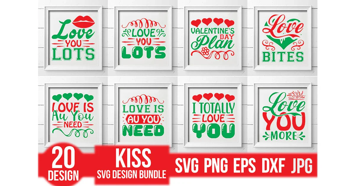 Kiss SVG Bundle - Image 2