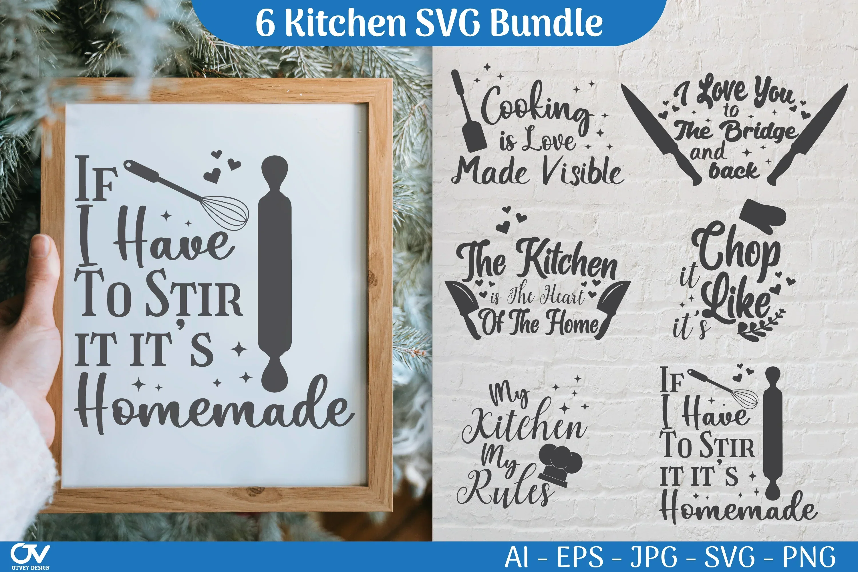 Kitchen Decal SVG Bundle - Image 2