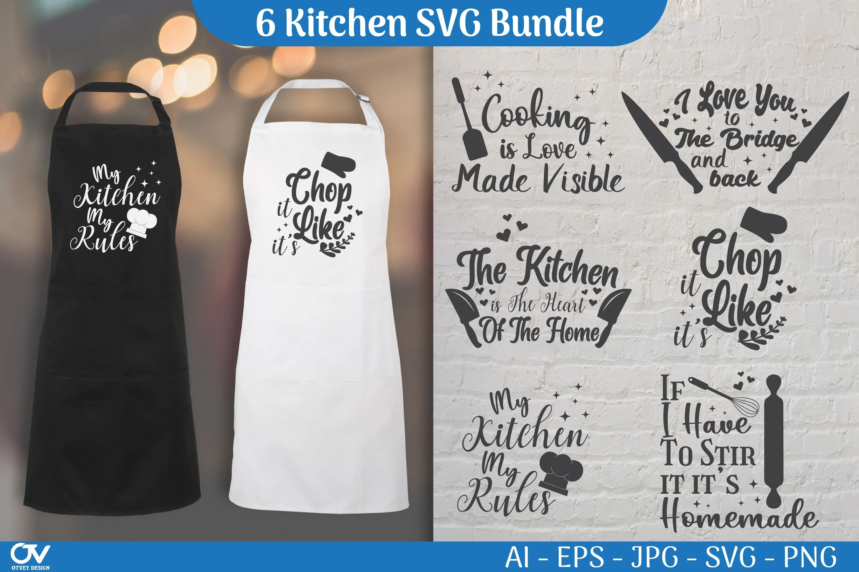 Kitchen Decal SVG Bundle - Image 4