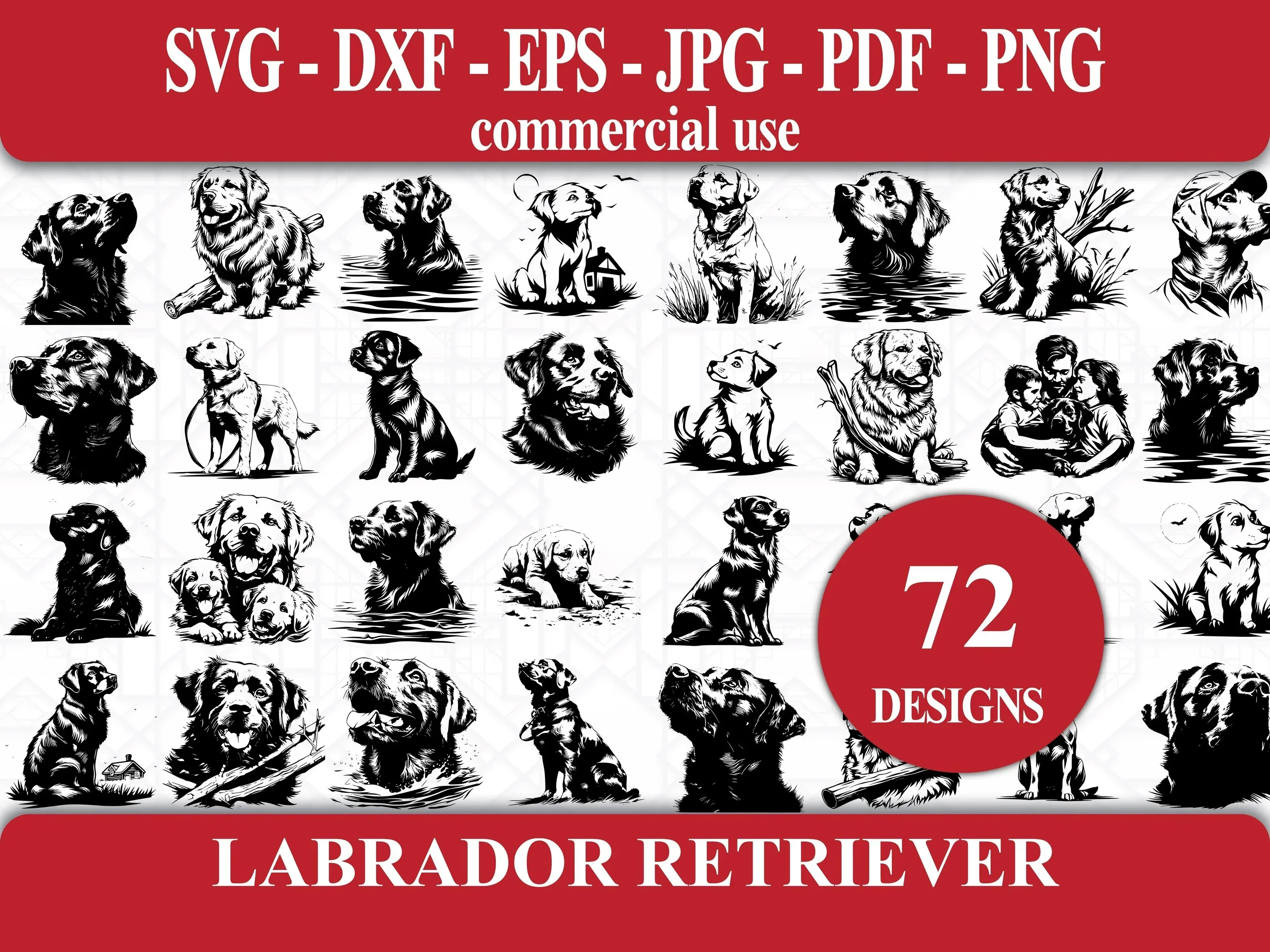 Labrador Retriever SVG Bundle