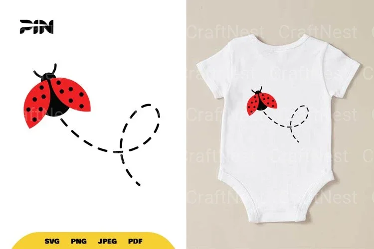 Ladybug Path SVG Bundle