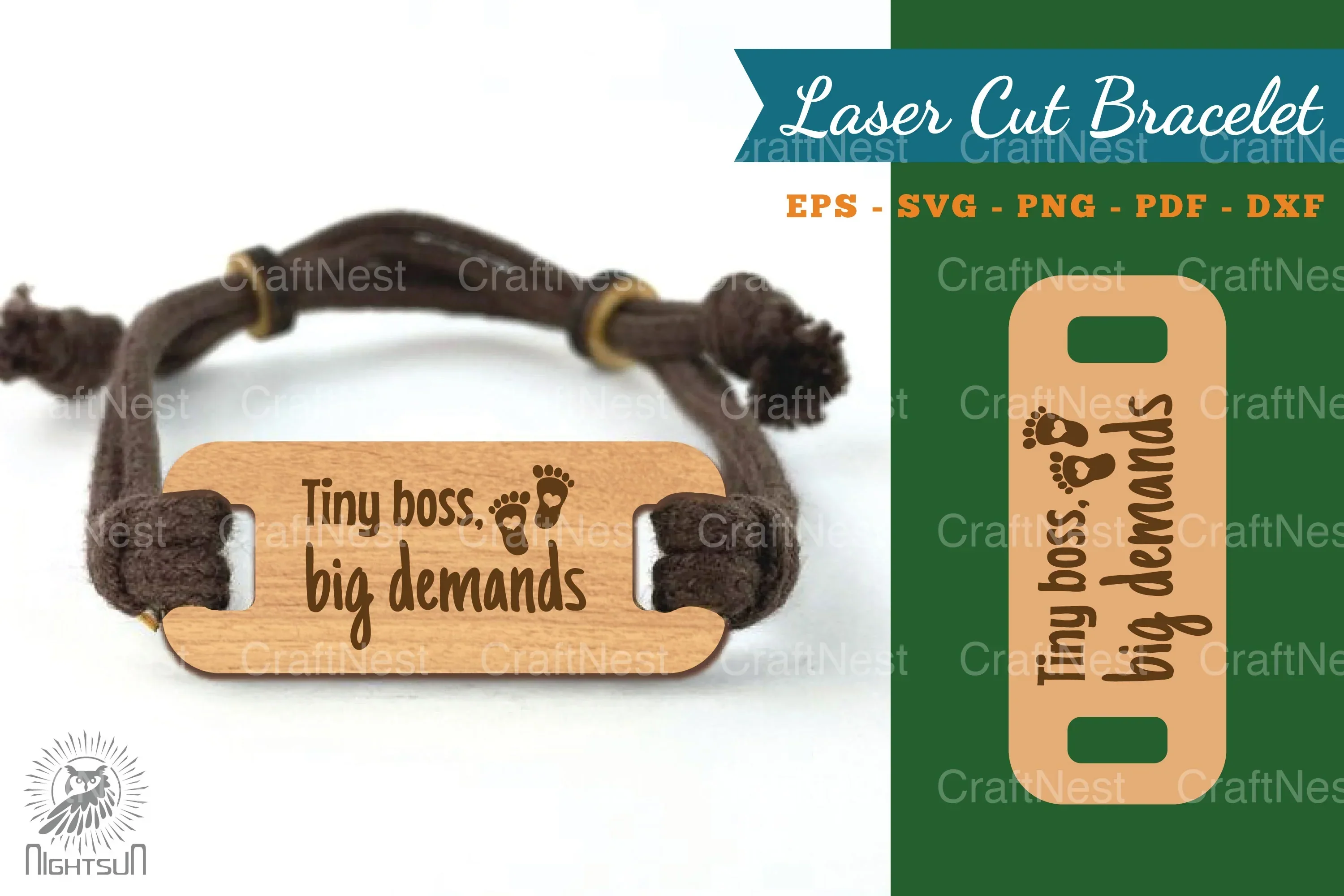 Laser Cut Bracelet Design Bundle