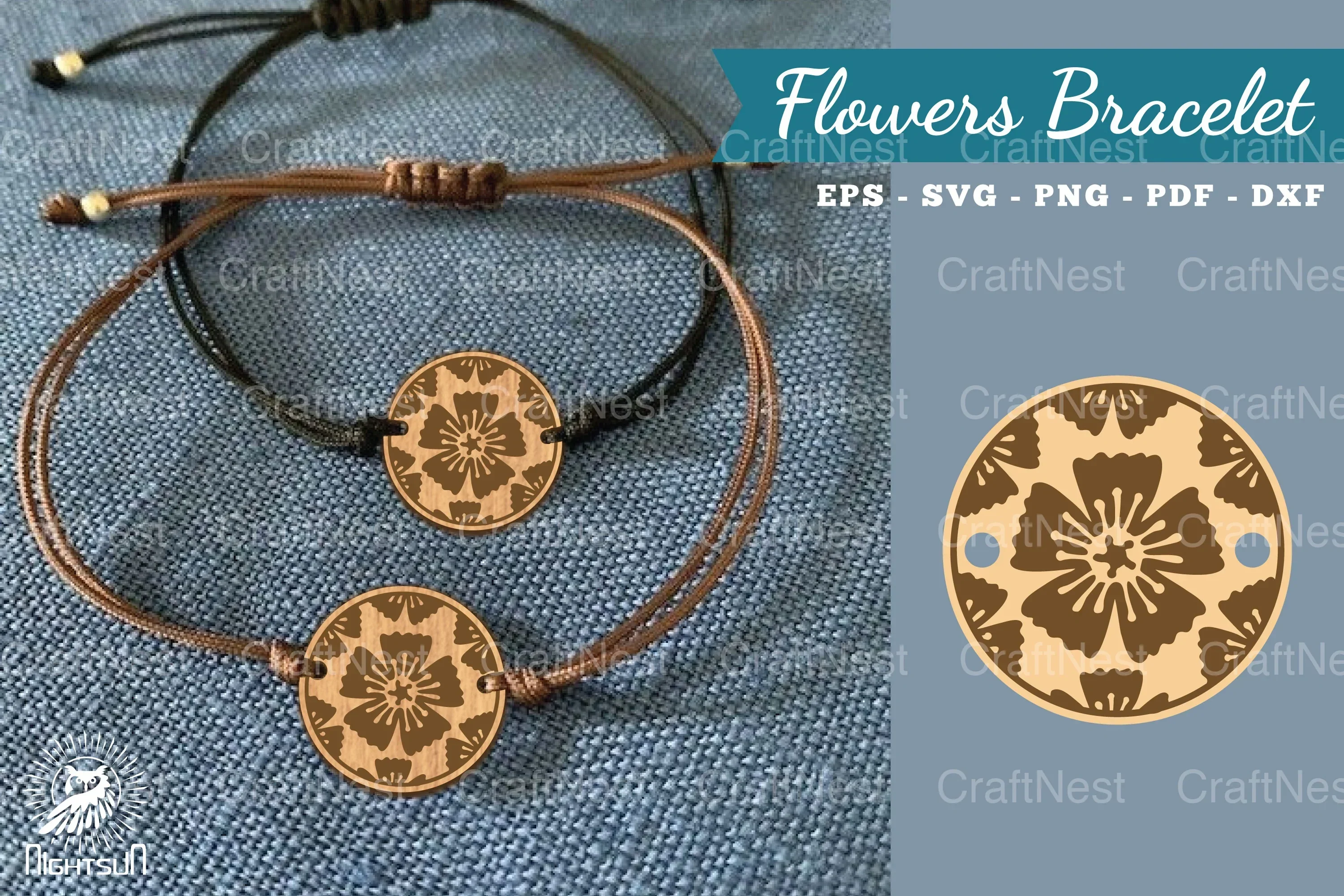 Laser Cut Bracelet SVG Bundle