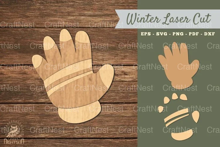 Laser Cut Gloves Decoration SVG Bundle