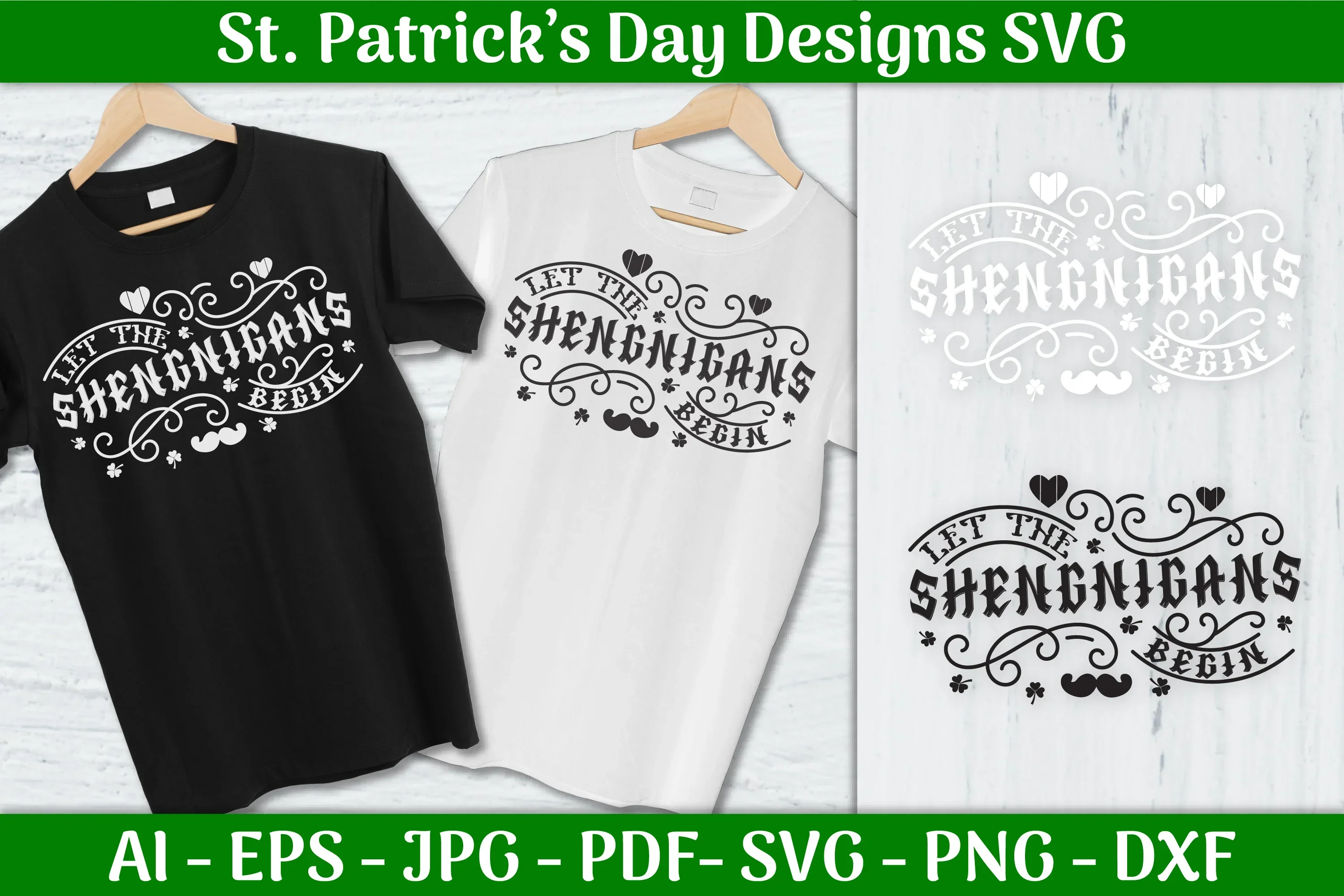 Let The Shenanigans St Patrick's Day SVG Bundle