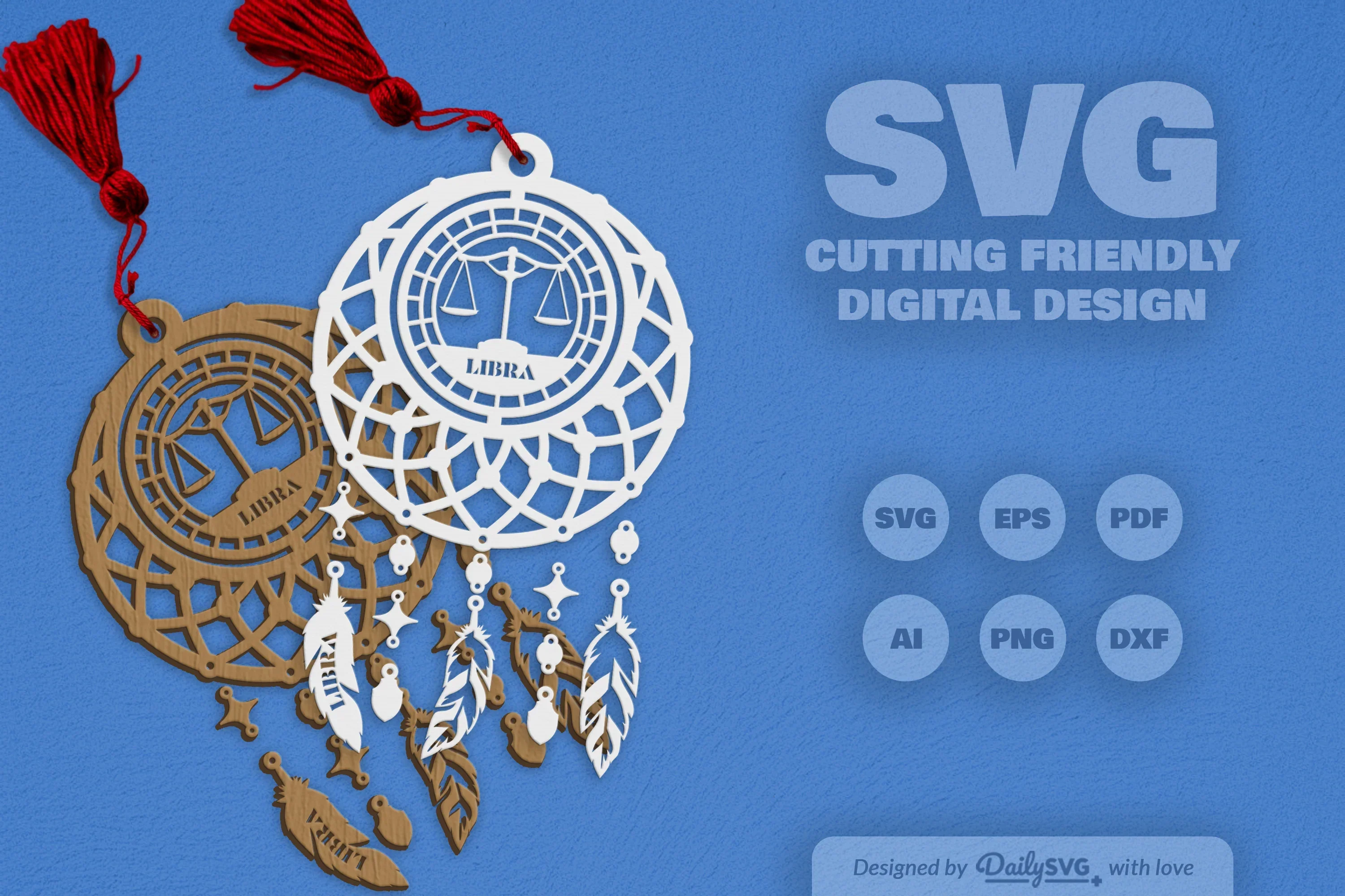 Libra Dream Catcher Set SVG Bundle - Image 2