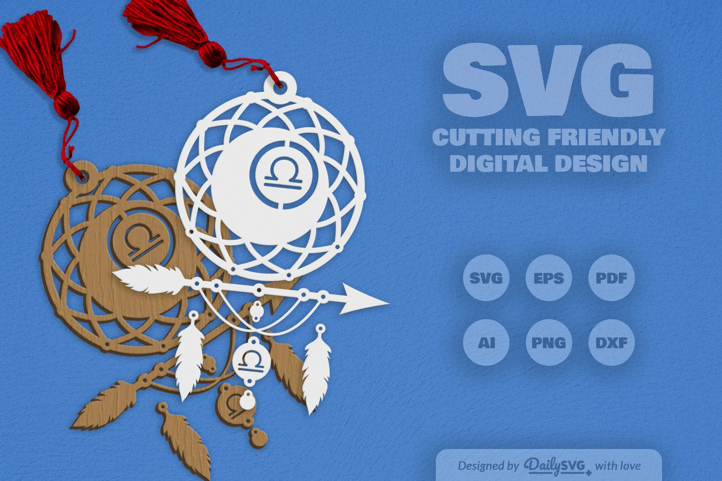 Libra Dream Catcher Set SVG Bundle - Image 2