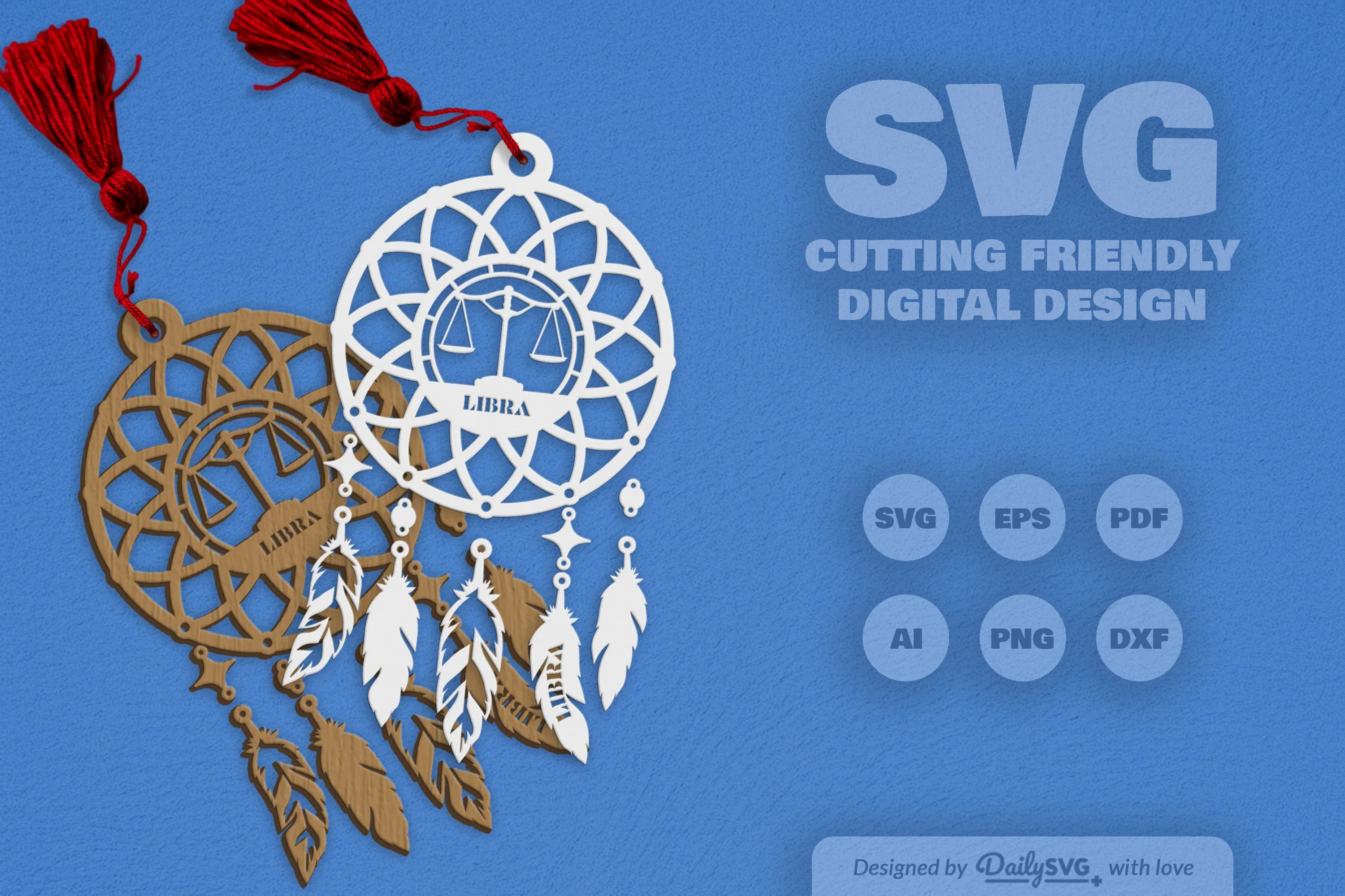 Libra Dream Catcher Set SVG Bundle - Image 2