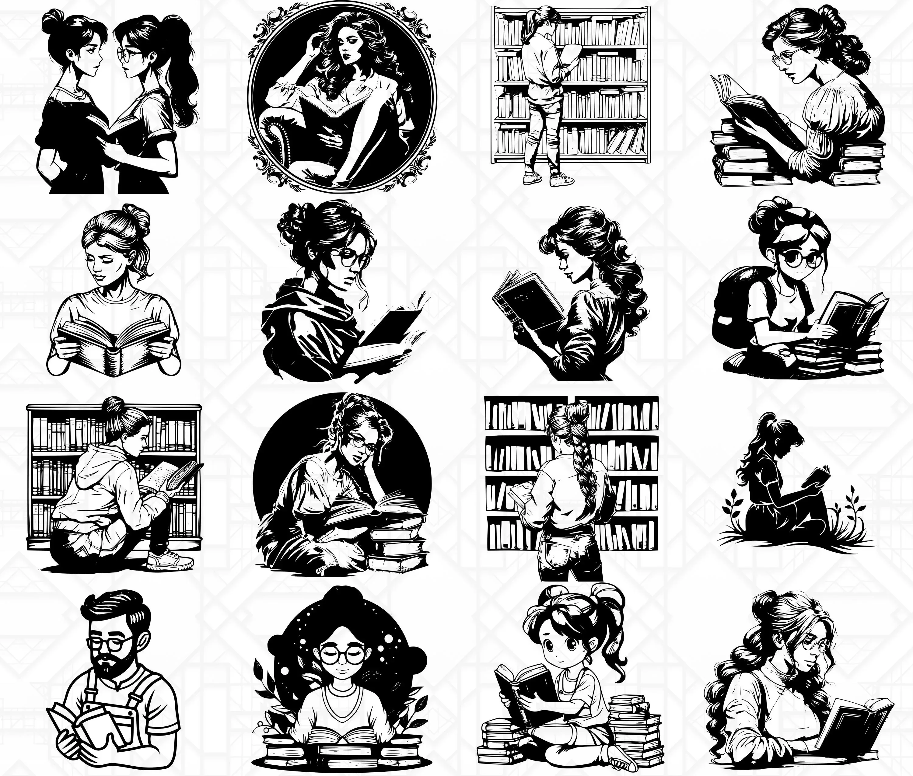 Librarian SVG Bundle - Image 2