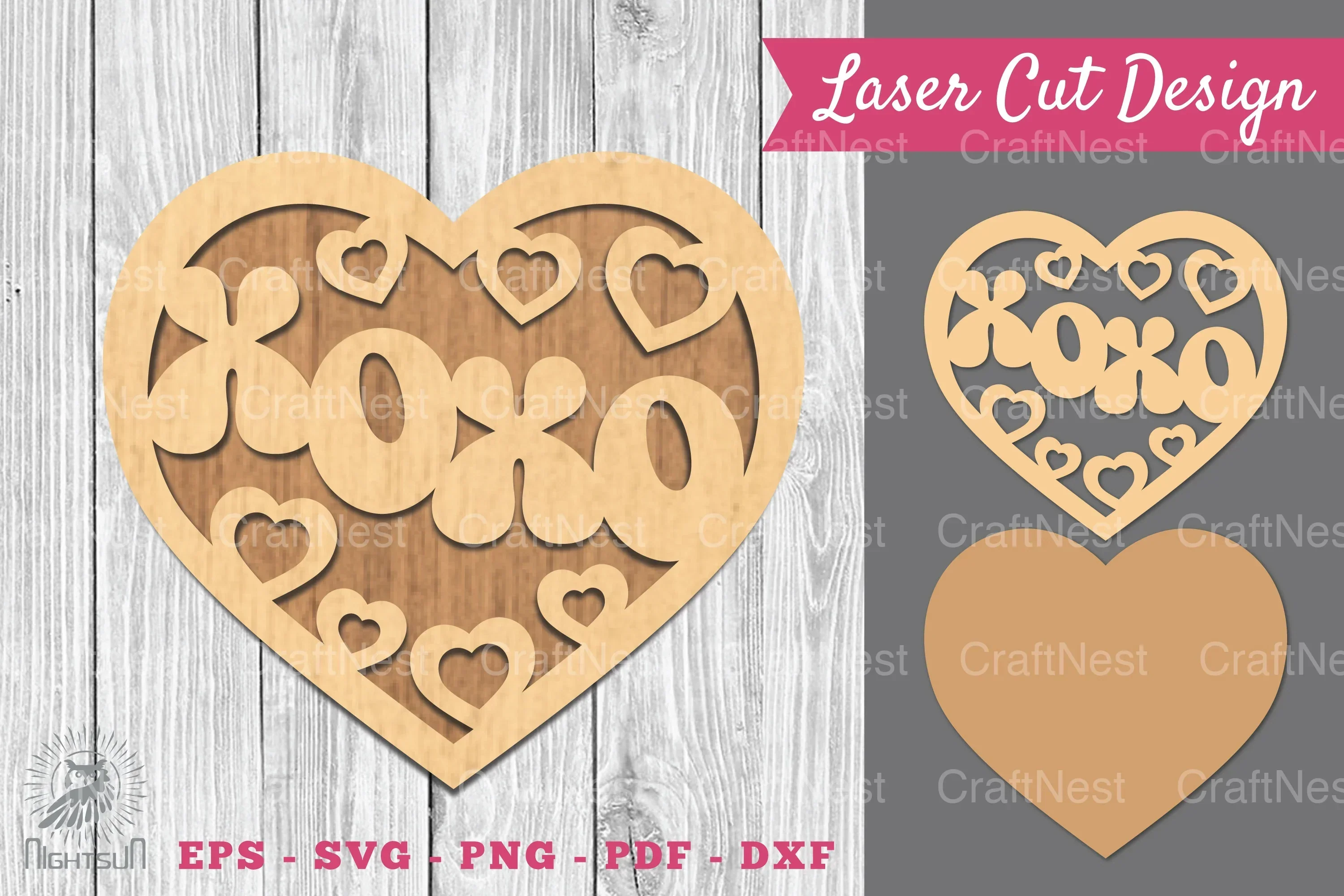 Love Laser Cut Decoration Clipart Bundle