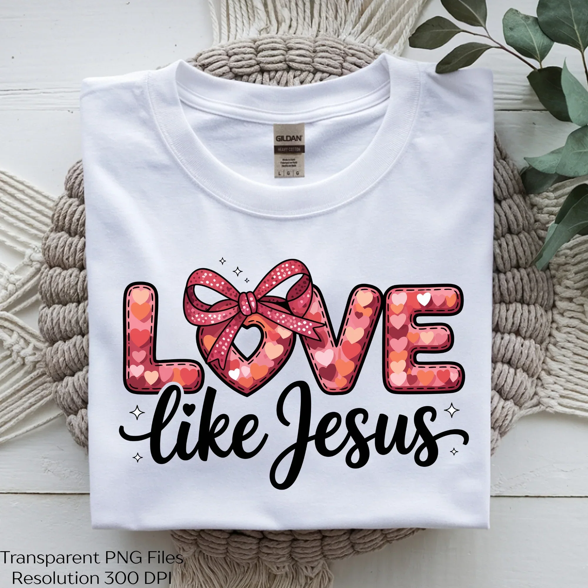 Love Like Jesus Valentine's SVG Bundle