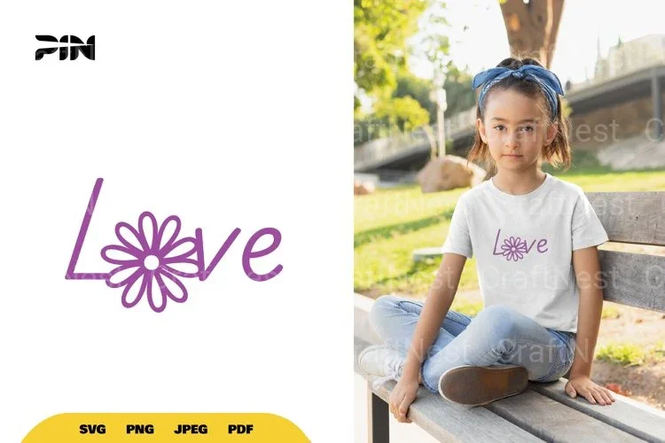Love Love Flower SVG Bundle