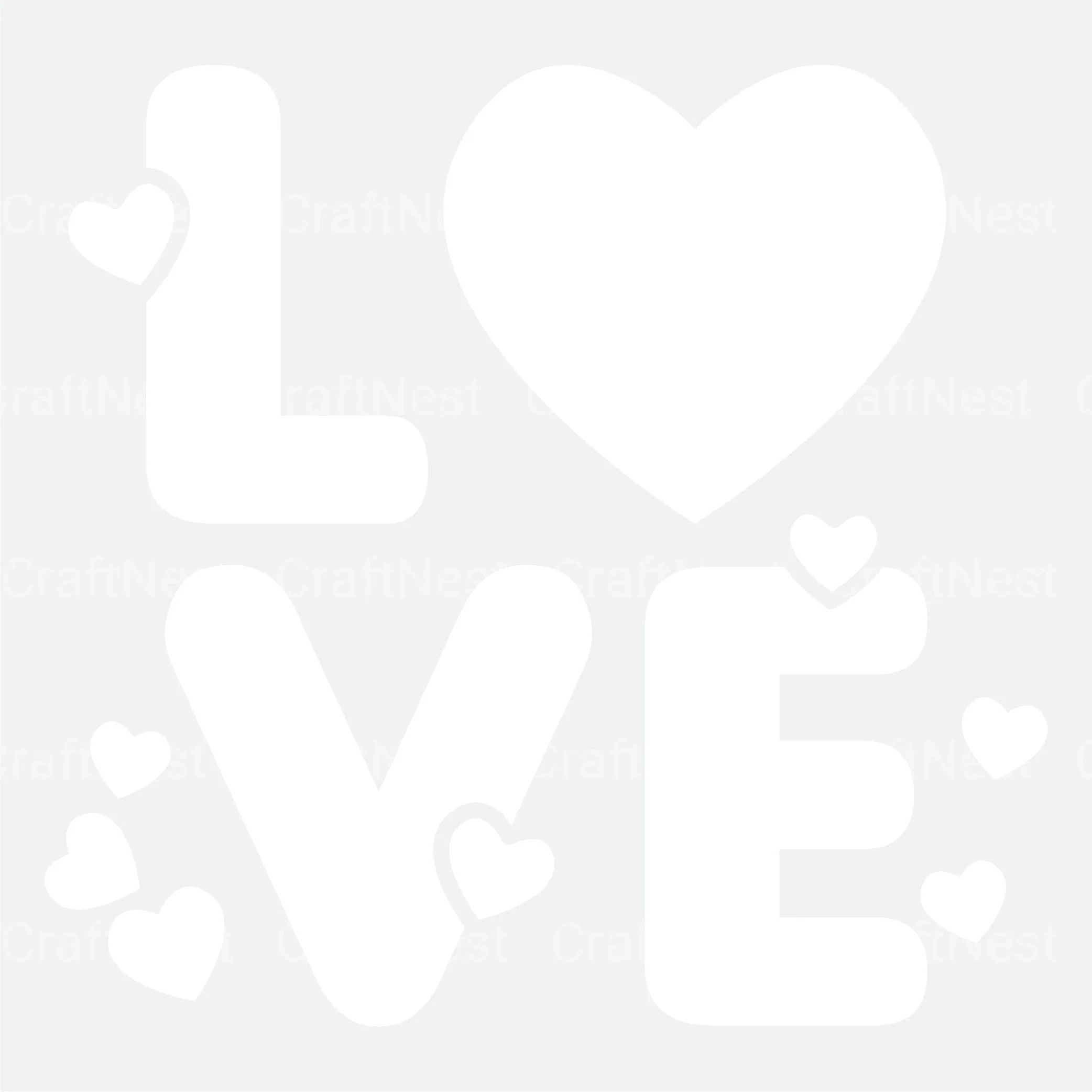 Love Mandala 3D Layered Papercut Clipart Bundle - Image 2