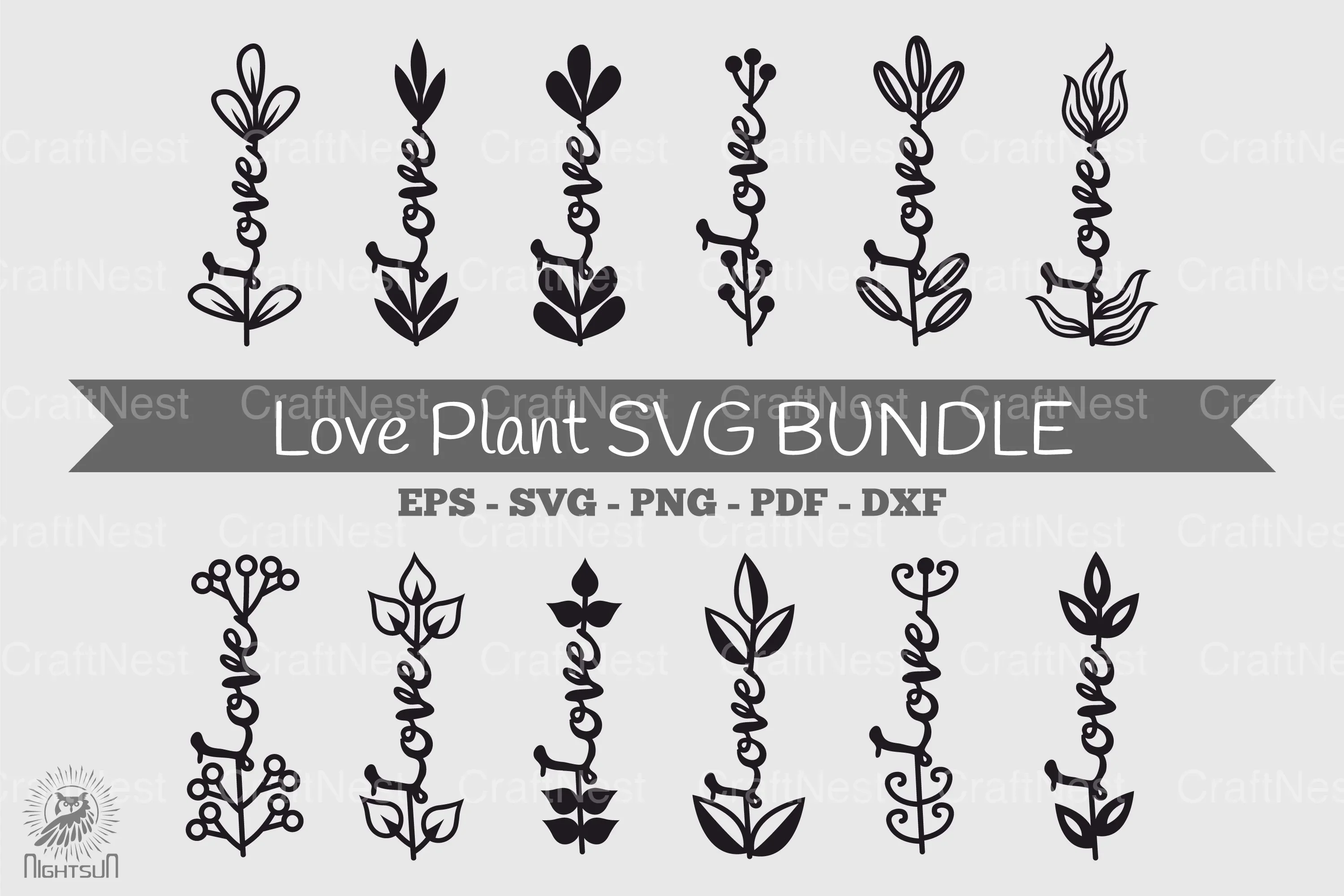 Love Plant SVG Bundle