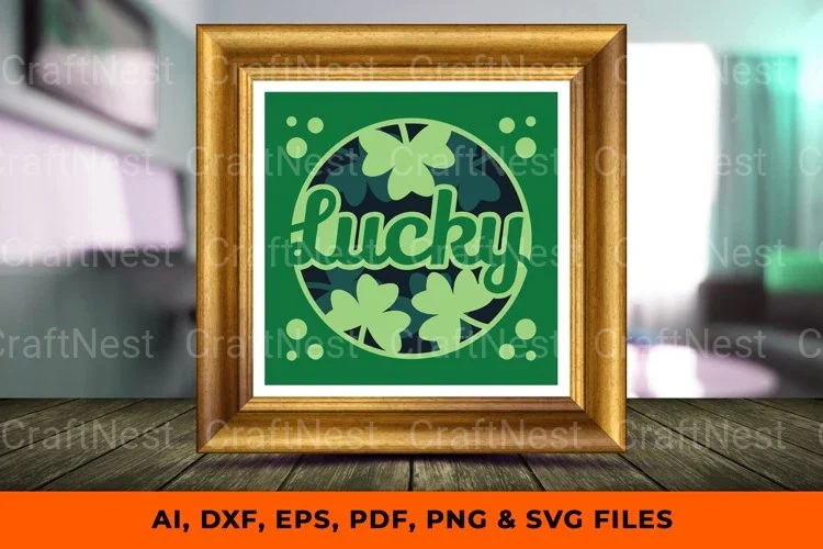 Luck of the Irish 3D Shadow Box St. Patrick's SVG Bundle