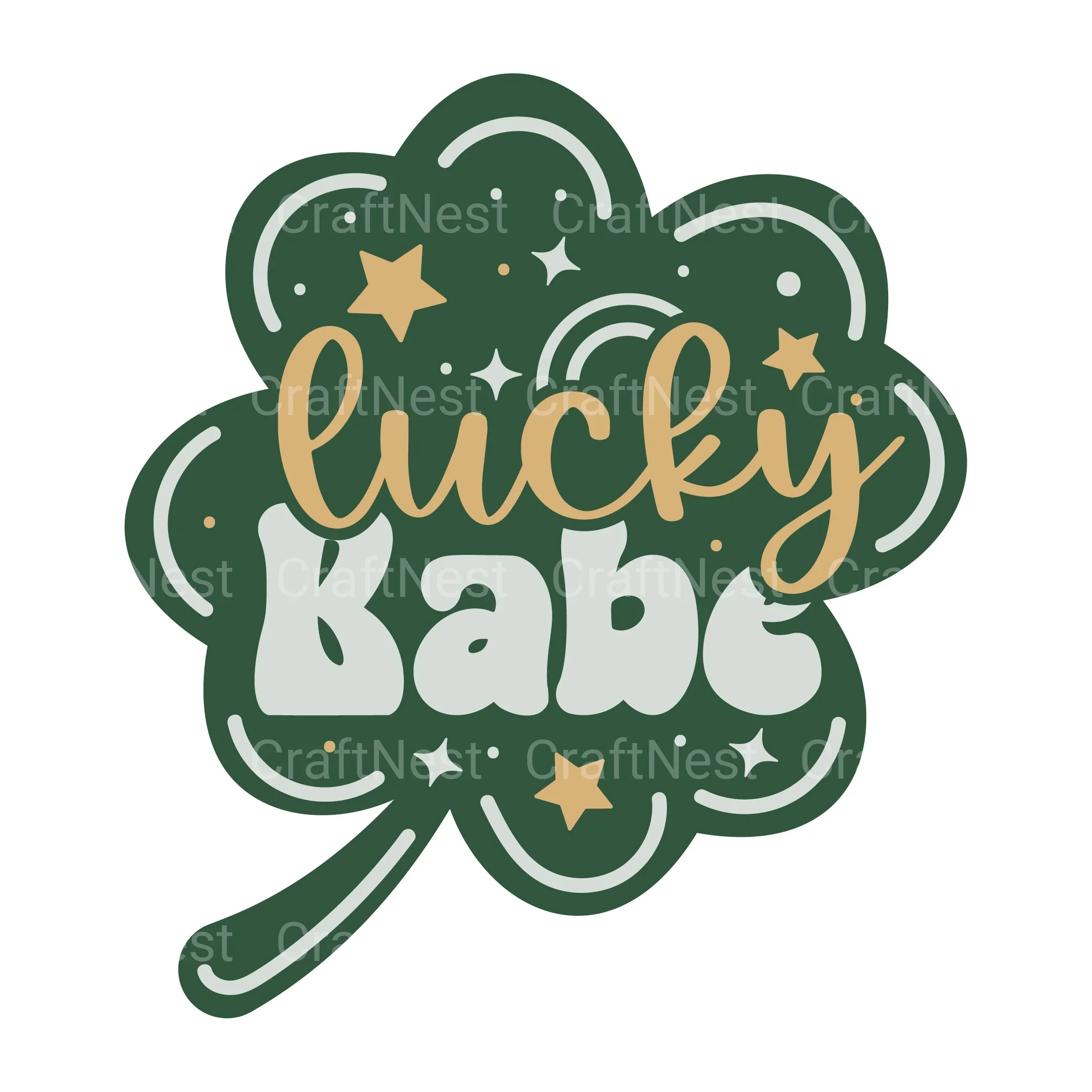 Lucky Babe Clover SVG Bundle